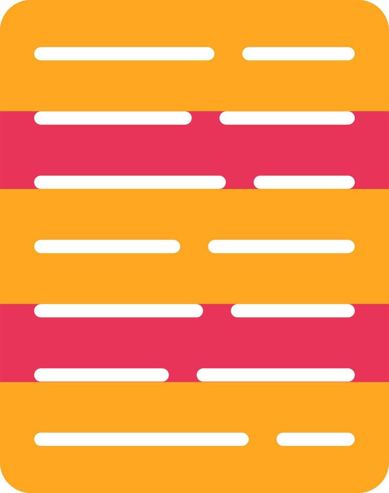 Test Glyph Two Color Icon vector
