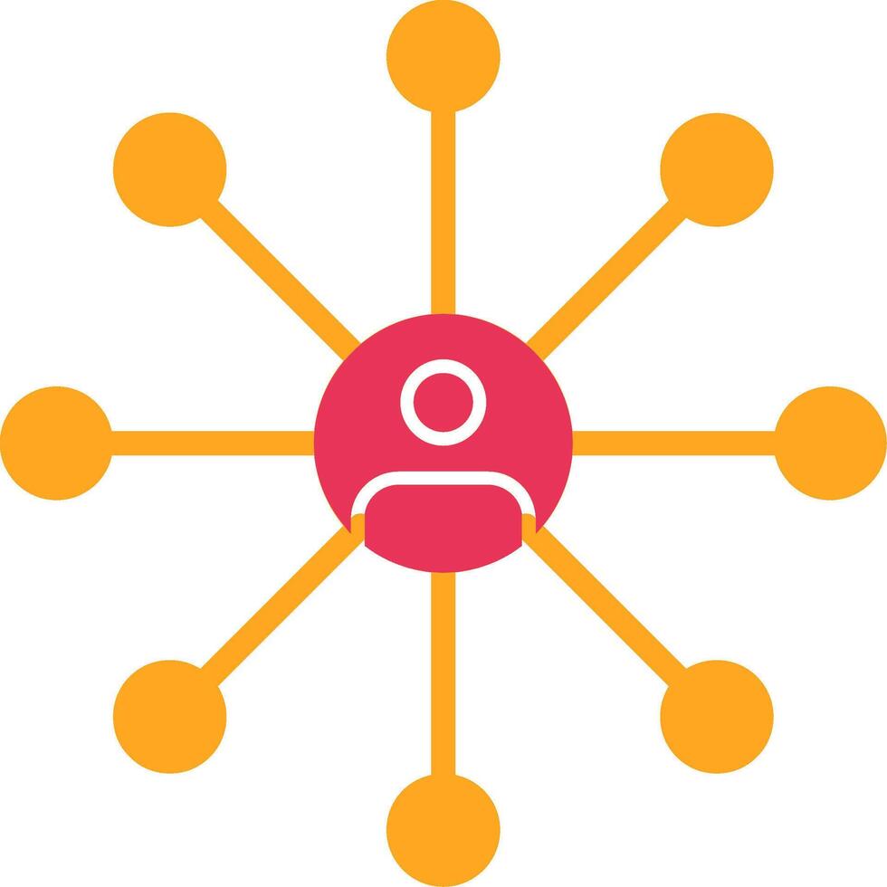 Sucess Glyph Two Color Icon vector