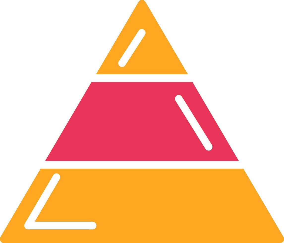 Importance Glyph Two Color Icon vector