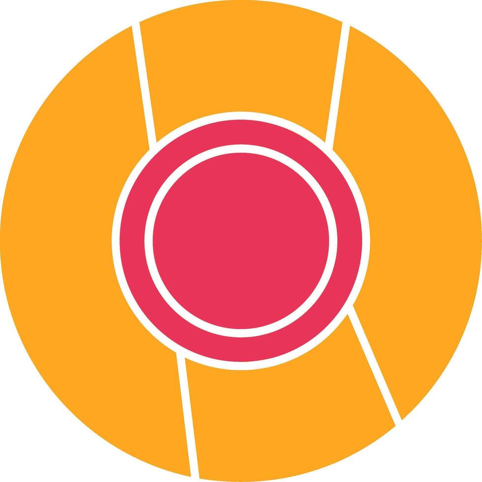 Cd Glyph Two Color Icon vector