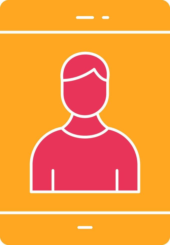 Training Glyph Two Color Icon vector