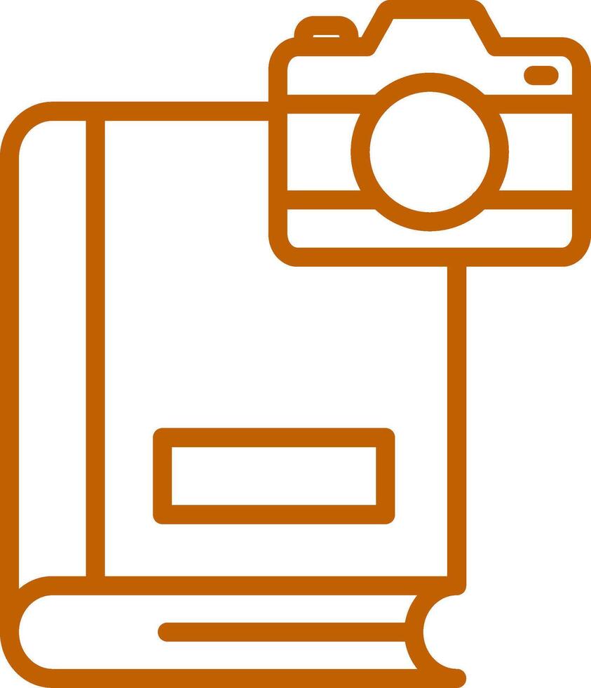 Photography Line Multi Colors Icon vector