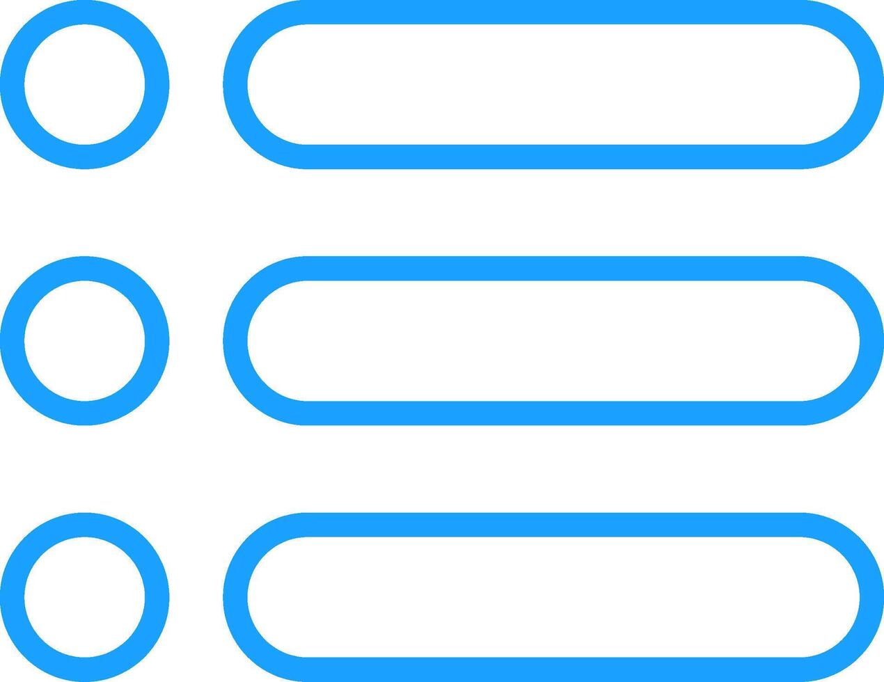 Menu Line Multi Colors Icon vector