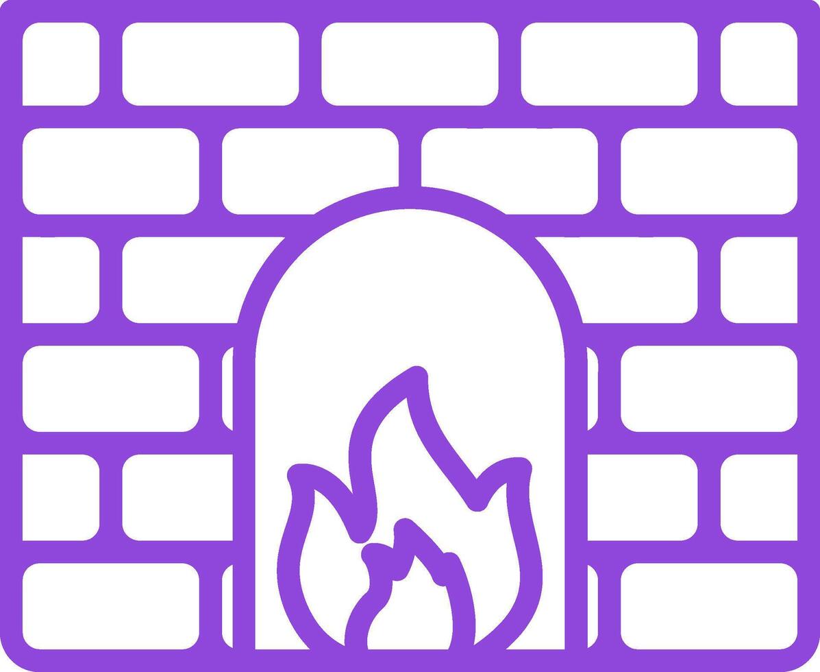Firewall Line Multi Colors Icon vector
