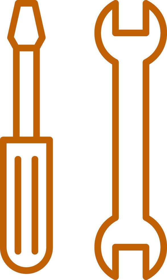 Tools Line Multi Colors Icon vector