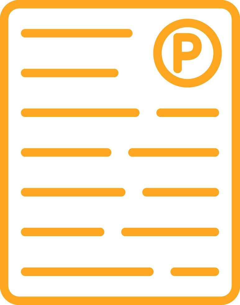 Exams Line Multi Colors Icon vector