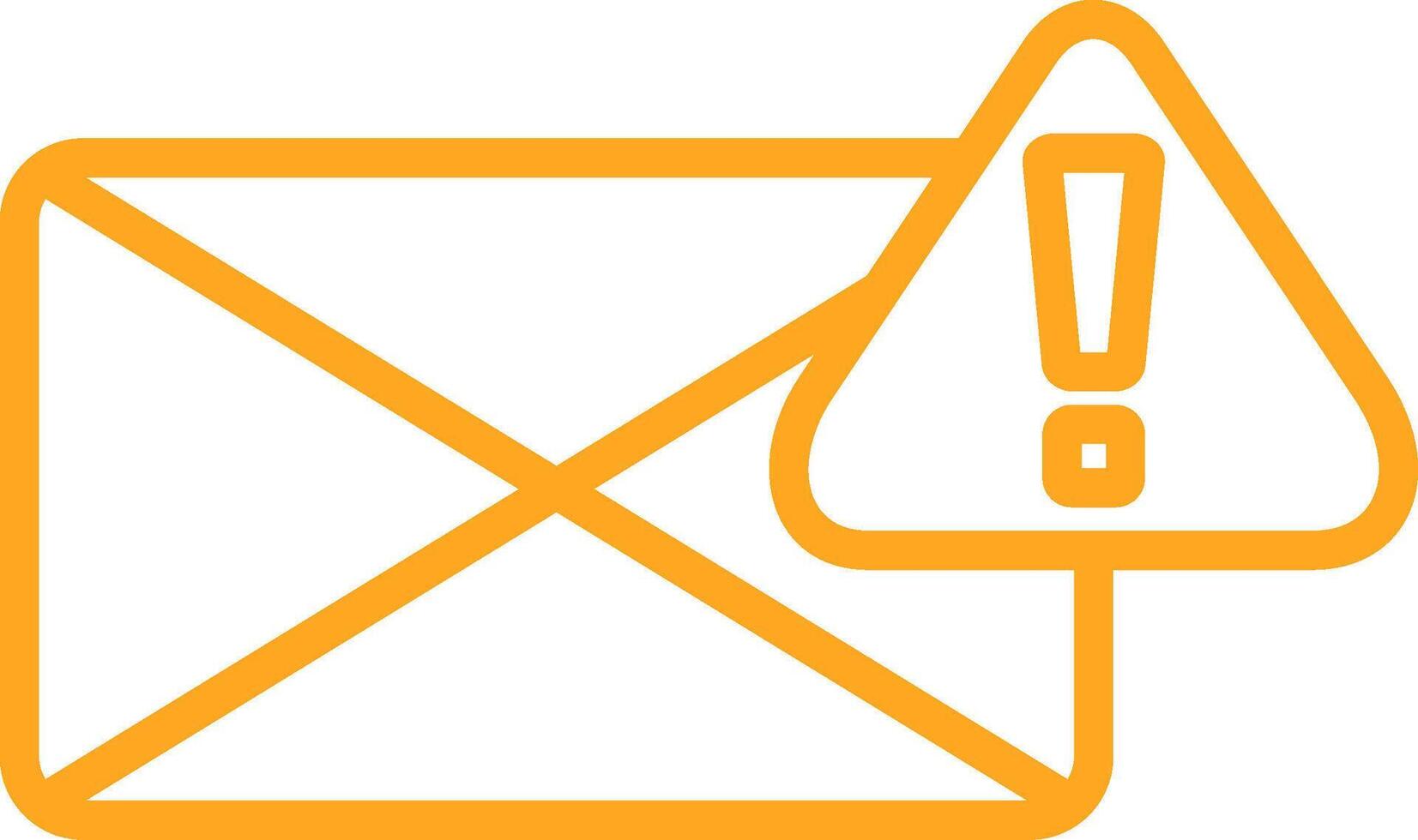 Spam Line Multi Colors Icon vector