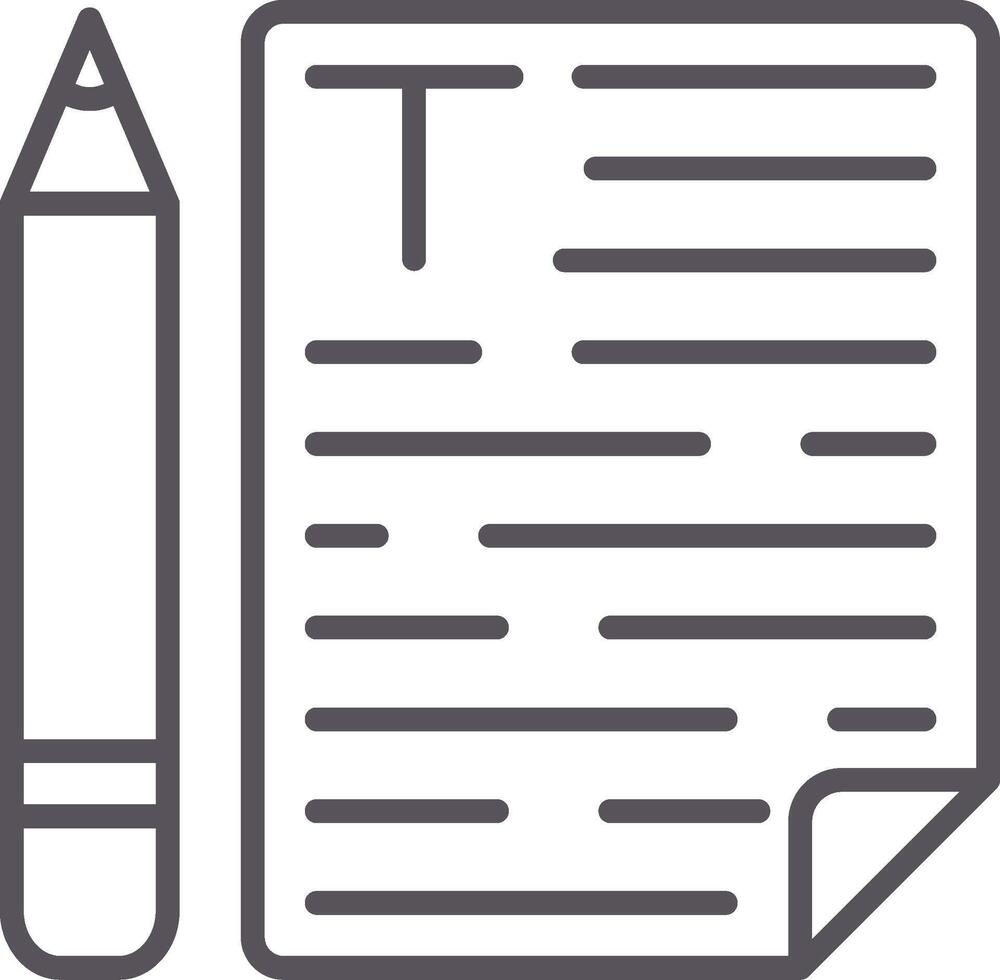 Copywriter Line Multi Colors Icon vector
