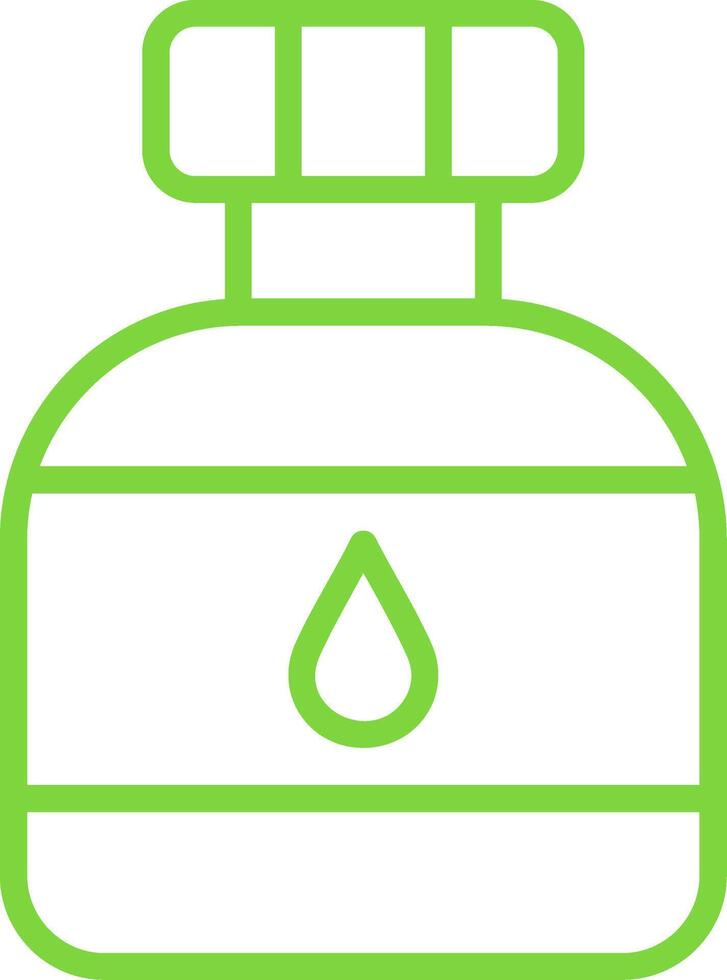 Canteen Line Multi Colors Icon vector