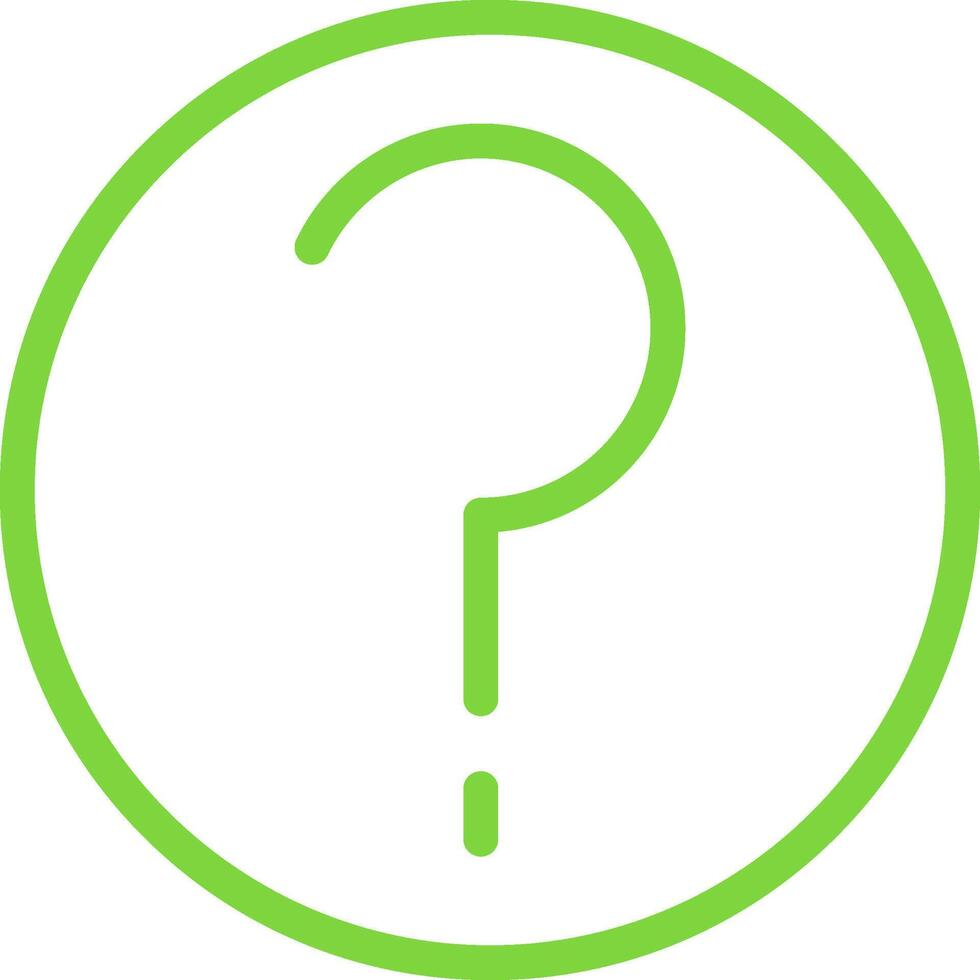 Help Line Multi Colors Icon vector