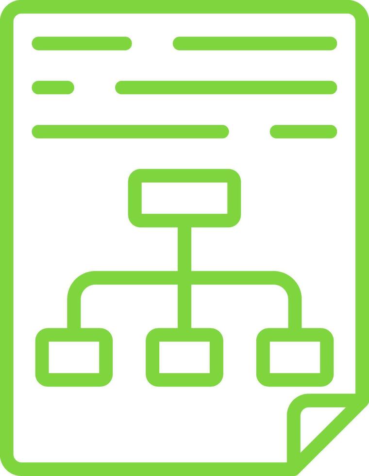 Planning Line Multi Colors Icon vector