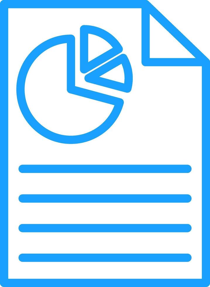 Document Line Multi Colors Icon vector