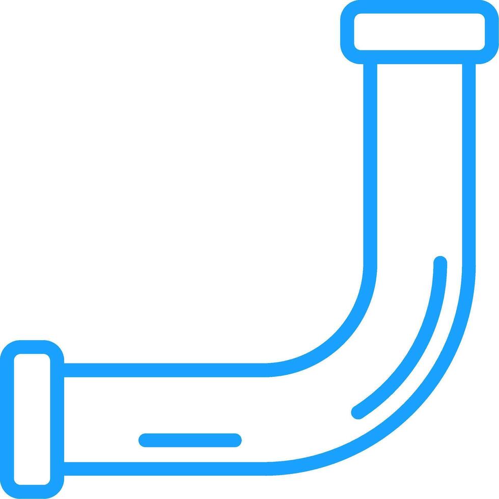Pipe Line Multi Colors Icon vector