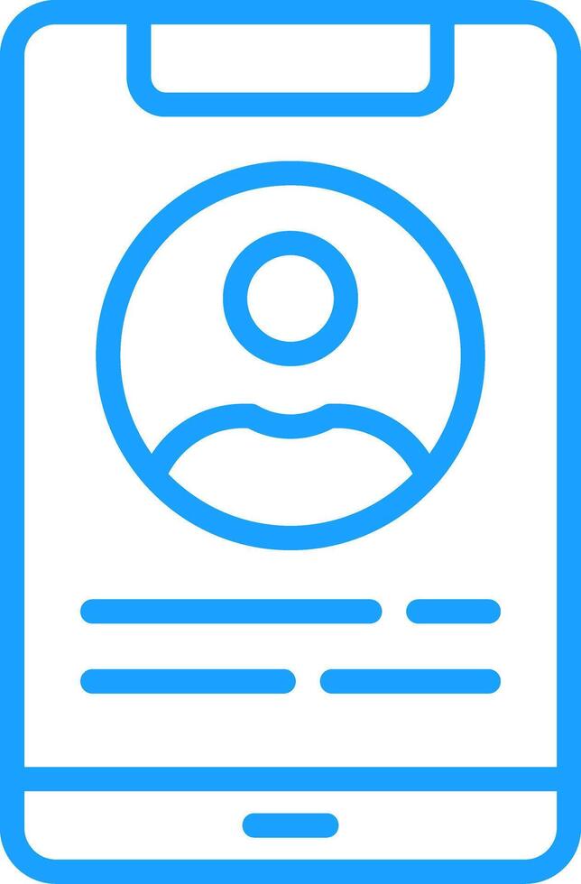 Smartphone Line Multi Colors Icon vector