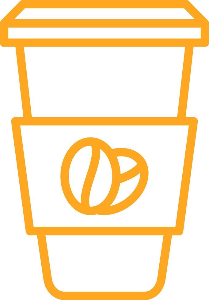 Coffee Line Multi Colors Icon vector