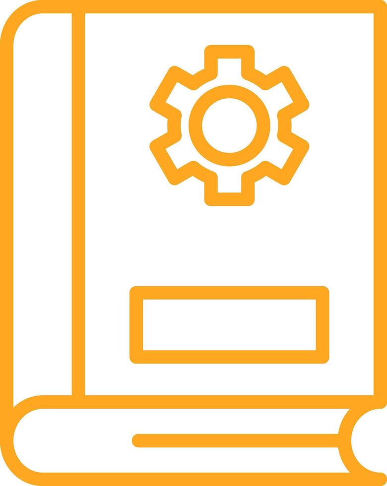 Setting Line Multi Colors Icon vector