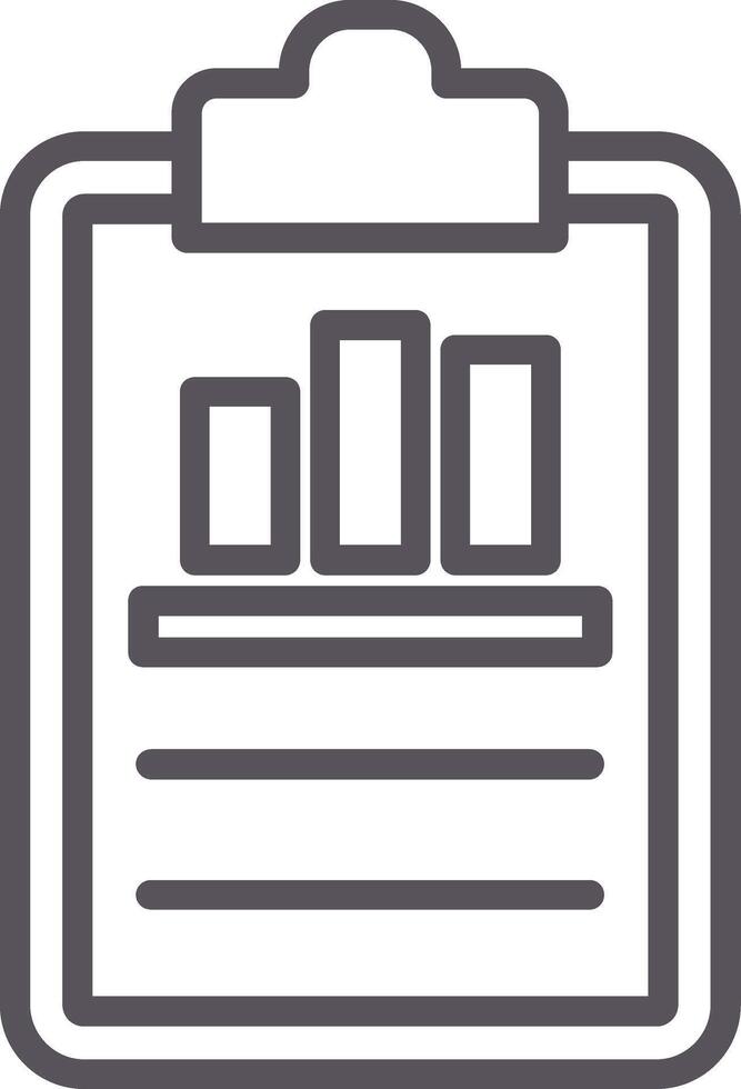 Clipboard Line Multi Colors Icon vector