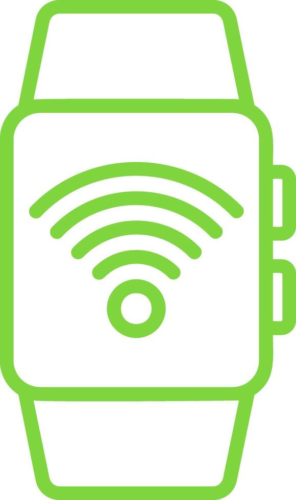 Wifi Line Multi Colors Icon vector