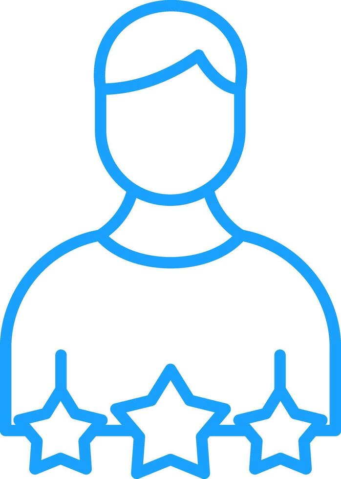 Role Model Line Multi Colors Icon vector