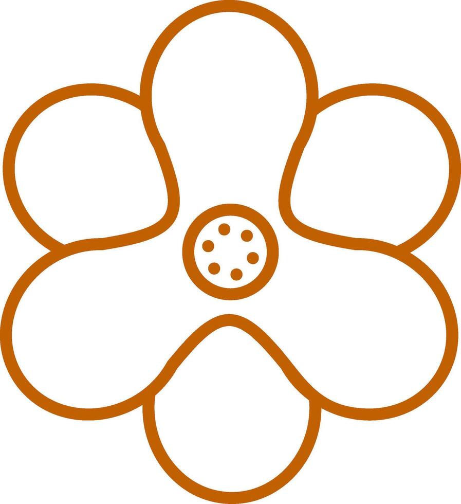 Hyacinth Line Multi Colors Icon vector