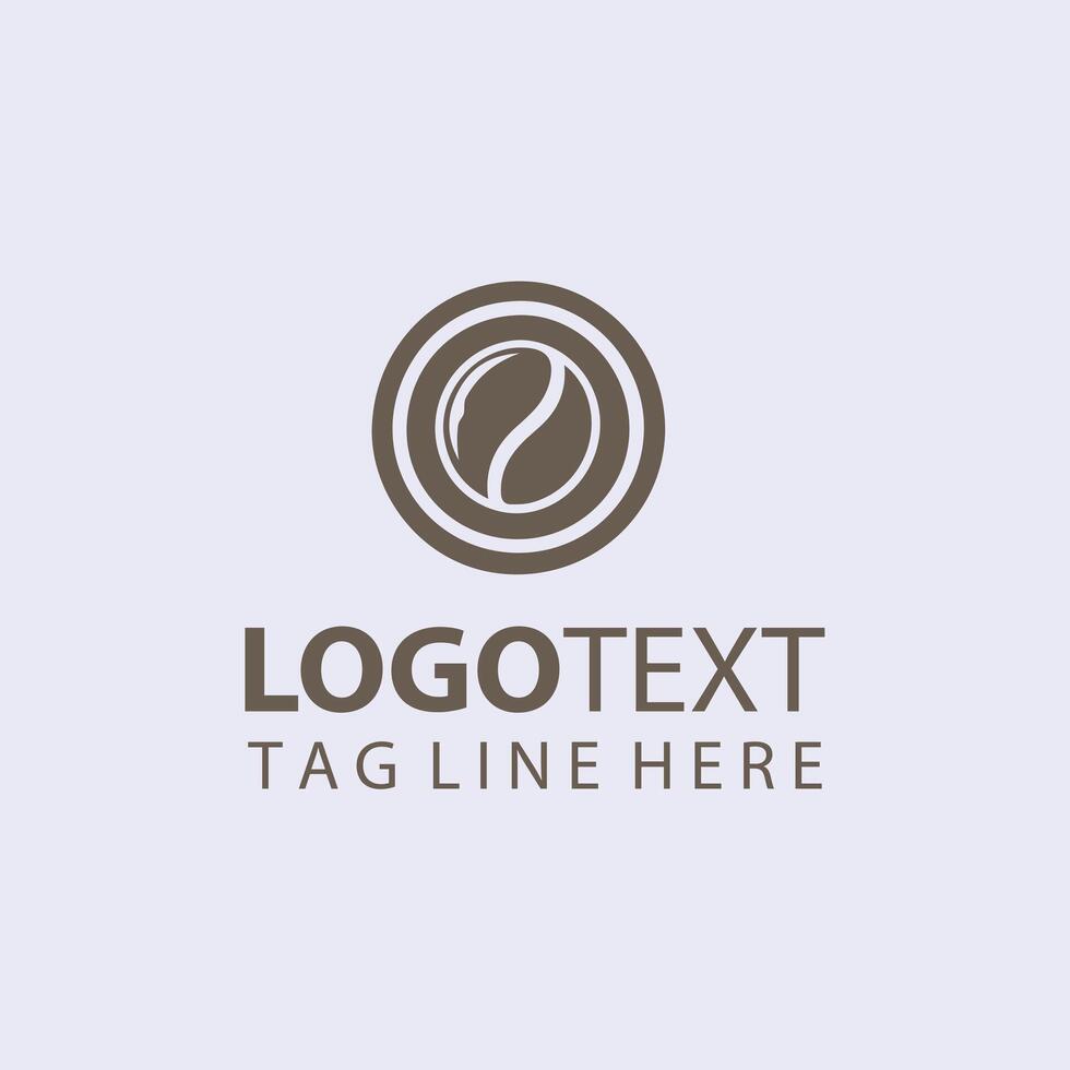 Coffee - coffee bean logo design vector