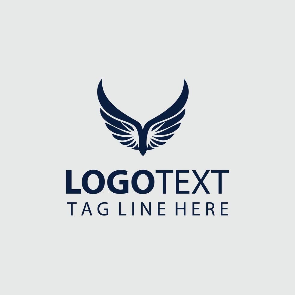 The logo for a company that is called eagle vector