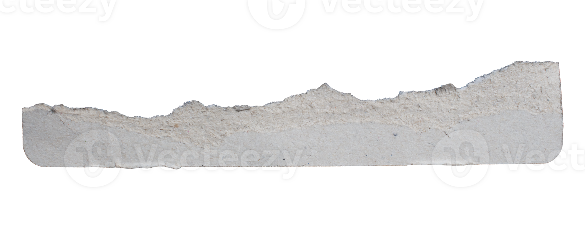 Ripped paper with torn edges cut out png