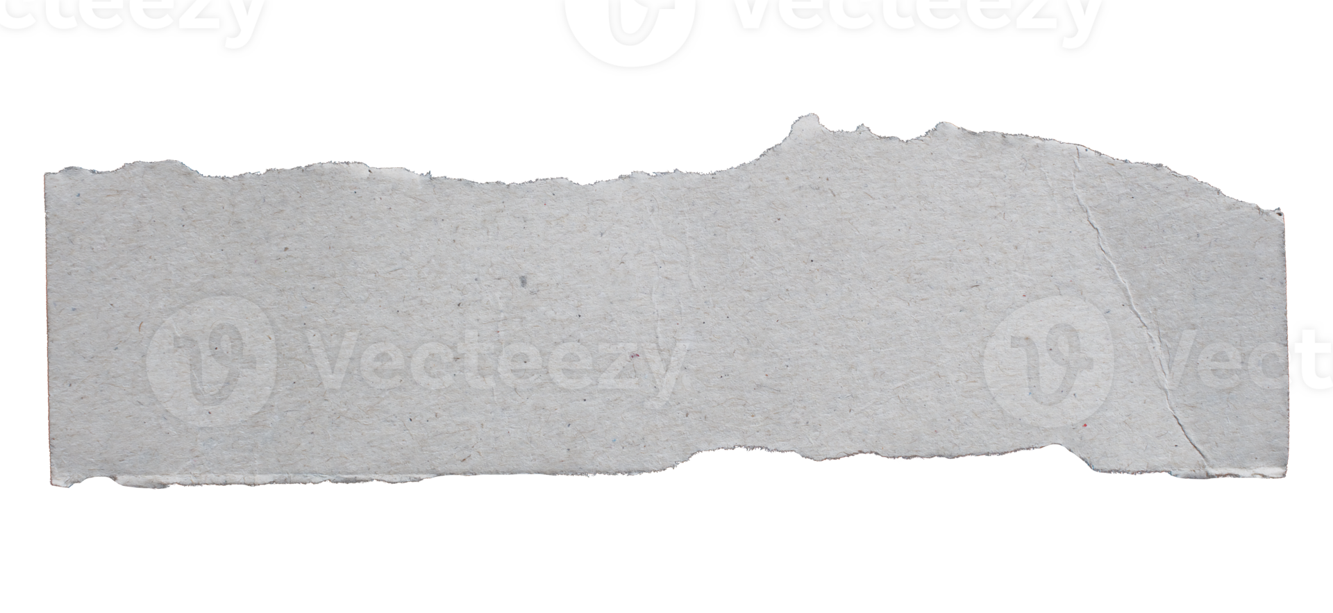 Ripped paper with torn edges with transparent background png