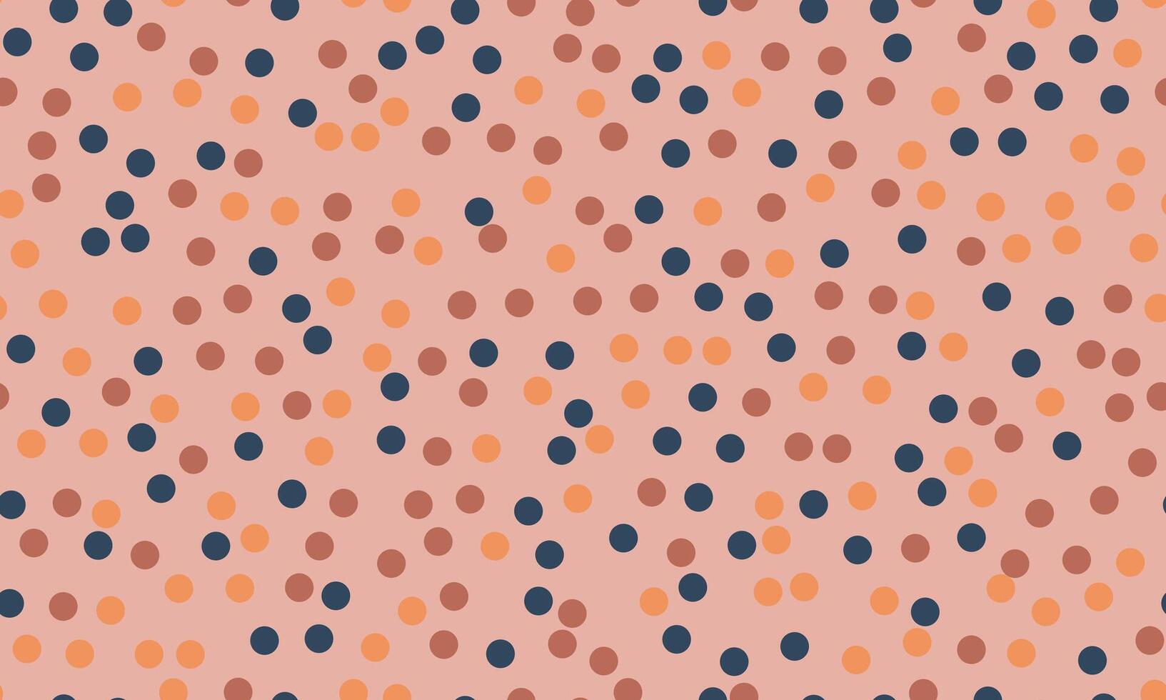 Polka dot pattern with colorful round spots, ideal for textile fabrics, seamless wallpapers, and abstract backgrounds with a geometric touch. vector