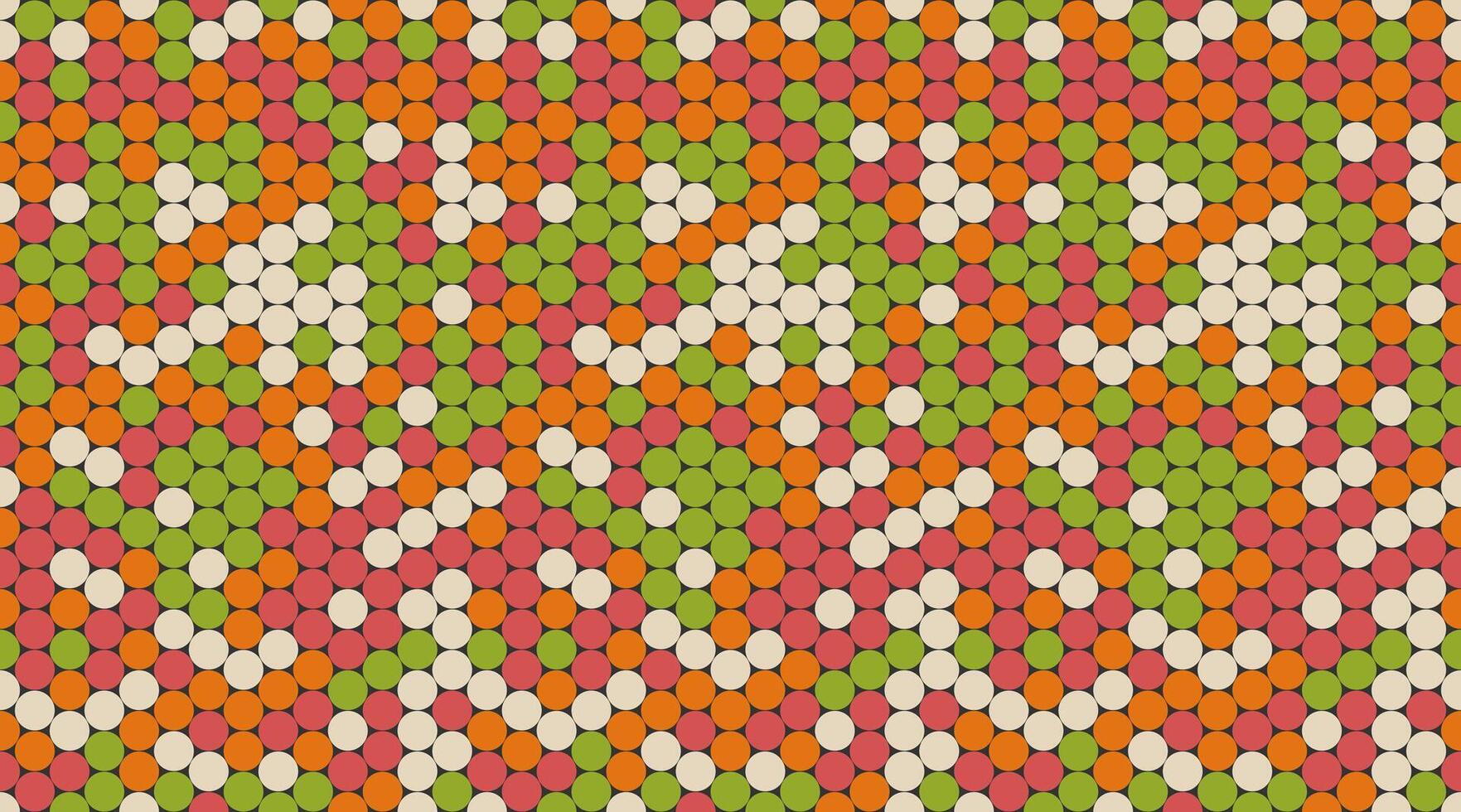Abstract polka dot pattern with geometric circles, perfect for seamless textile prints, wallpaper, or modern poster backgrounds. A trendy and creative design. vector