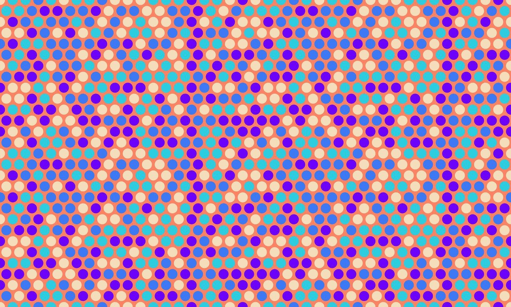 Seamless spotted pattern with abstract circles, perfect for textile prints, wallpaper, or creative geometric posters. Trendy polka dot design for modern backgrounds. vector