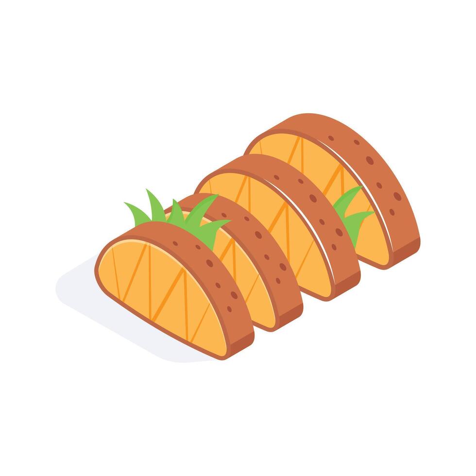 Take a look at this amazing icon of fresh bread vector