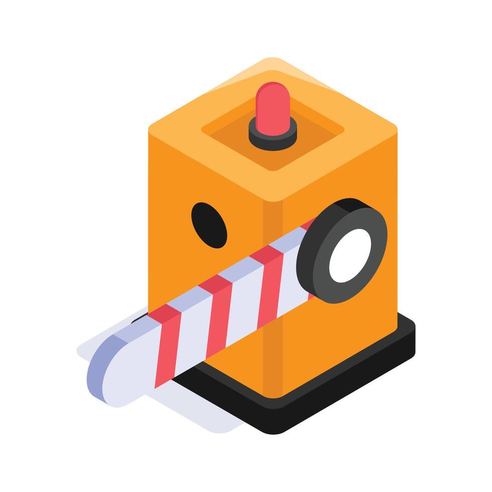 Automated gate security with barriers and access control feature vector