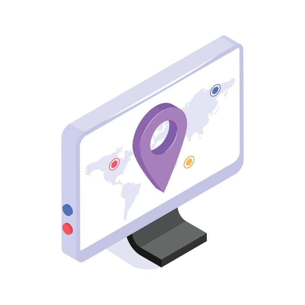 Take a look at this amazing icon of location tracking vector