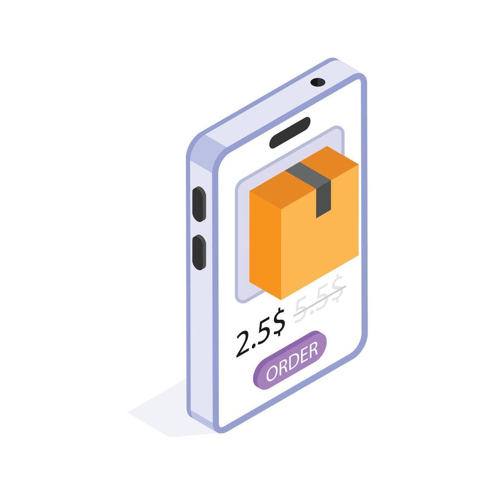 Get this amazing icon of product discount in modern style vector