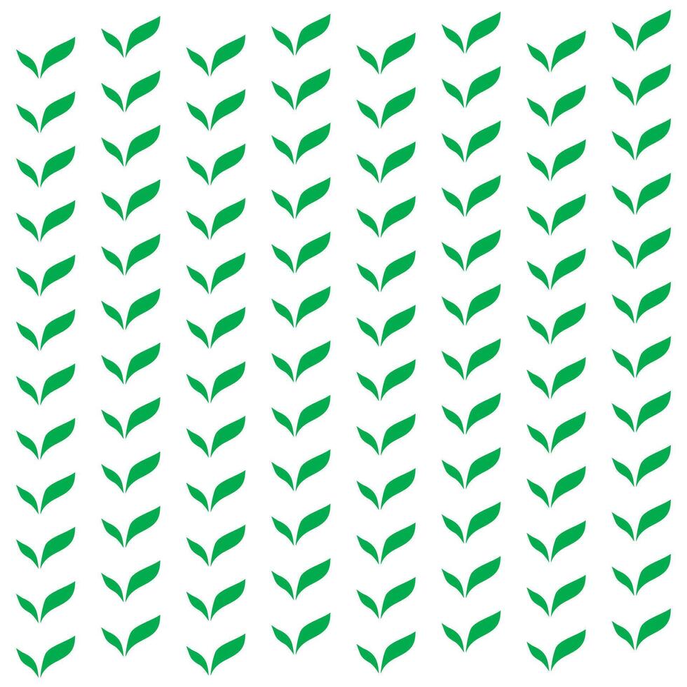 Leaf background pattern repea vector