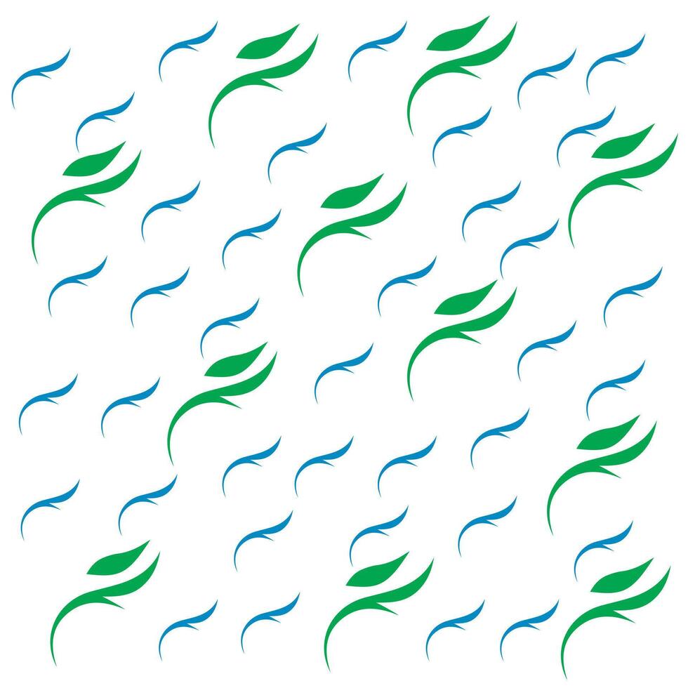 Leaf background repeat pattern vector