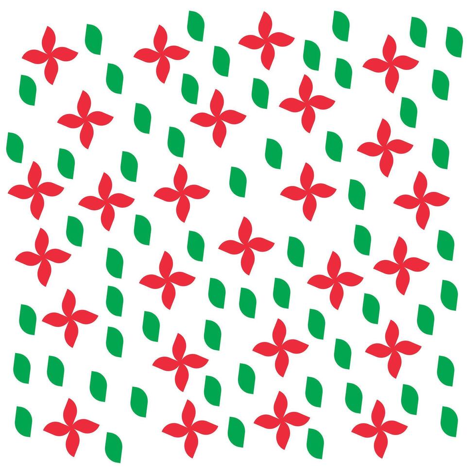 Repetitive abstract flower design vector