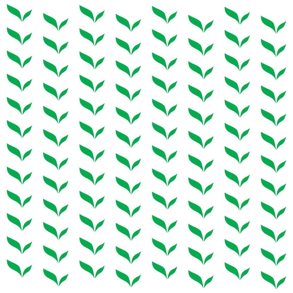 Leaf pattern background design vector