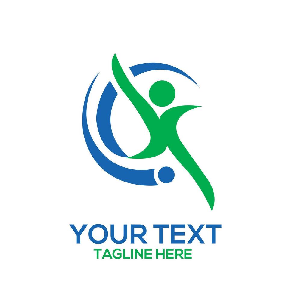Bold Healthcare Medical Logo Design Template vector