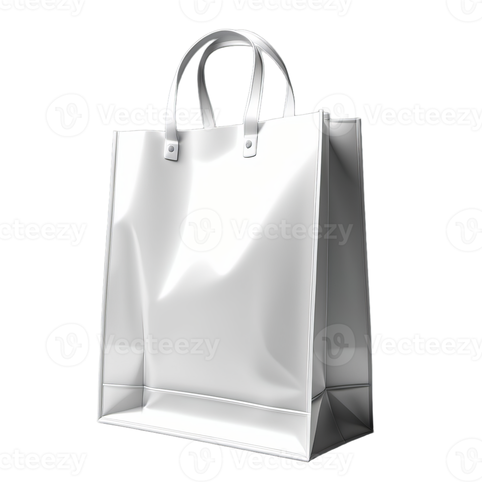 This Stylish White Shopping Bag Is Ready for Your Brand. png