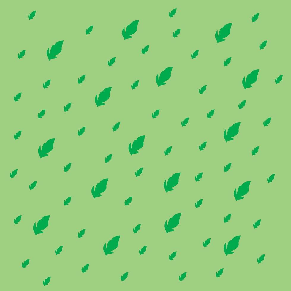 Floral leaf pattern background vector