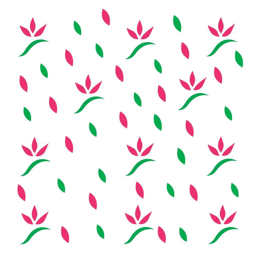 Flower pattern background design vector