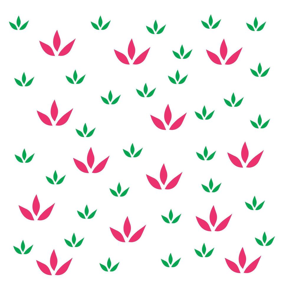 Abstract flower pattern design vector