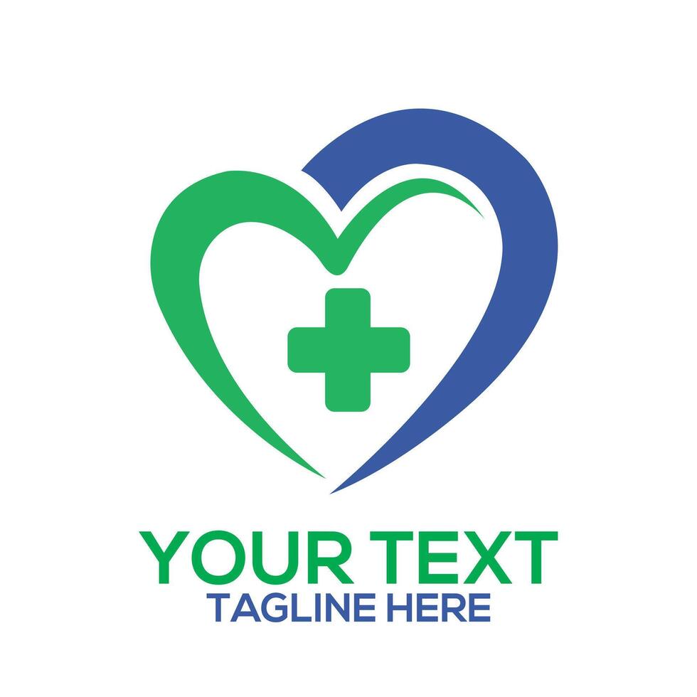 Unique Healthcare Medical Logo Design for Clinics vector