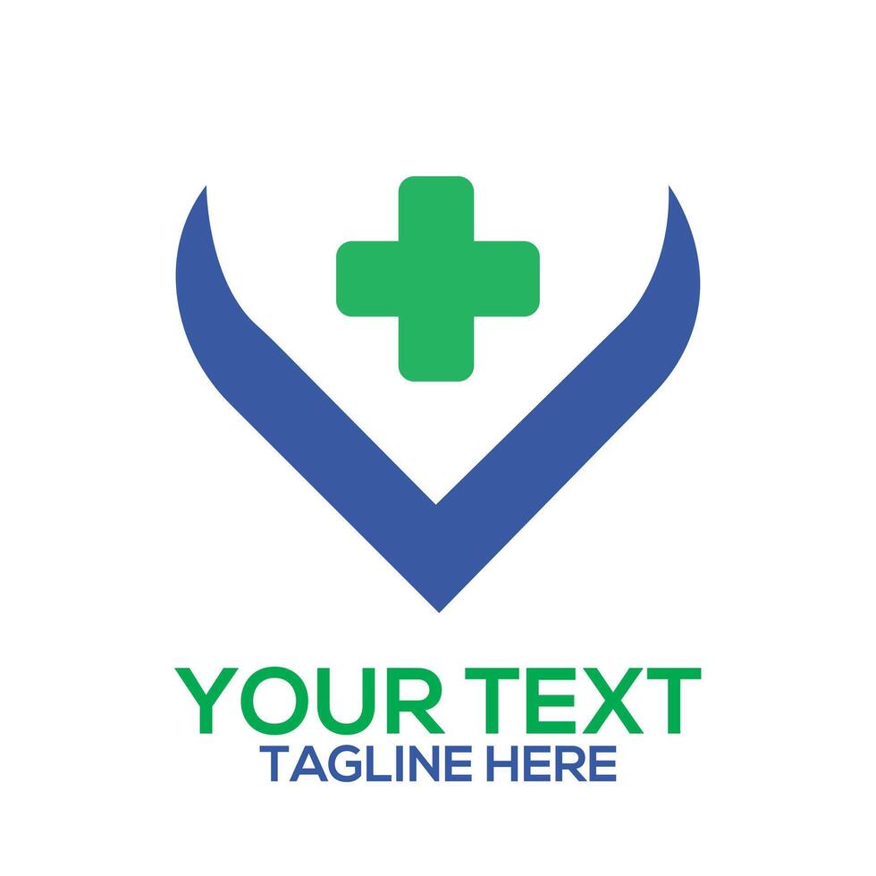 Modern Medical Logo Design for Healthcare Solutions vector