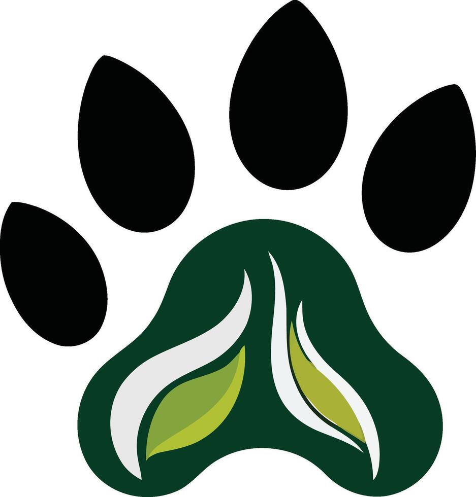 Paw Logo Design illustration eps 10 vector