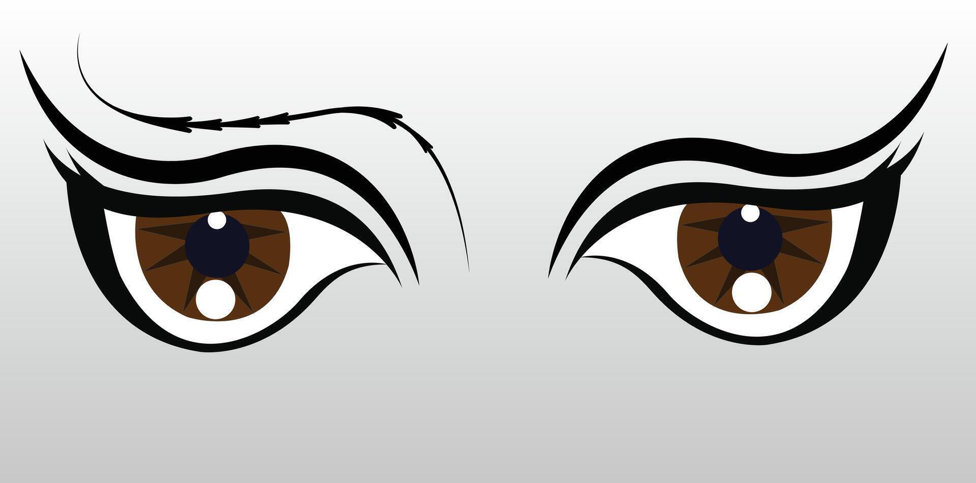 eye on grey bg vector