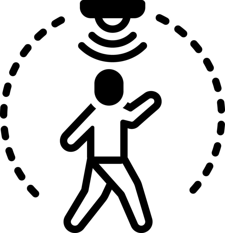 Solid black icon for vector