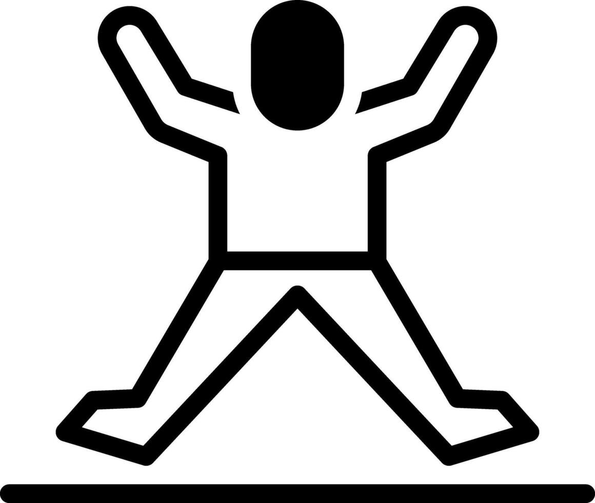 Solid black icon for active vector